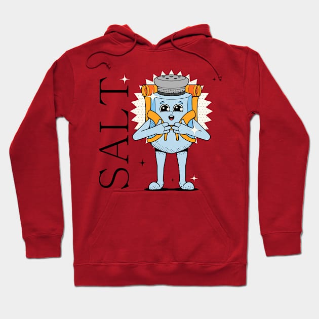 Hand Drawn Salt Fun Hoodie by Mako Design 